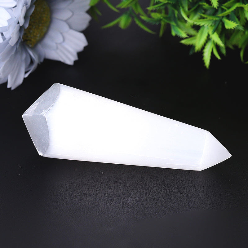 4" Selenite Double Terminated Point