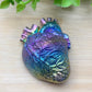 2.5"  Aura Bismuth Heart Carvings Crystal Healing Bulk Wholesale