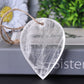 3.3" Clear Selenite Drop Shape with Hanging Rope