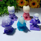 2.0"-2.5" Colorful Luminous Cartoon Character Carvings Crystal Healing Bulk Wholesale