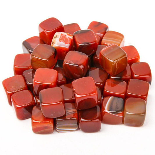 Carnelian Cubes Bag