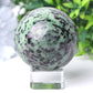 55mm Ruby in Zoisite Crystal Sphere