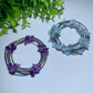 Adjustable Amethyst Aquamarine Chips Bracelet Crystal Healing Bulk Wholesale