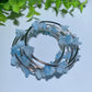 Adjustable Amethyst Aquamarine Chips Bracelet Crystal Healing Bulk Wholesale