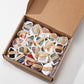 Raw Crystals Specimen Box for Collection Crystal Gift Box