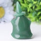 Green Aventurine Witch Crystal Carvings for Halloween