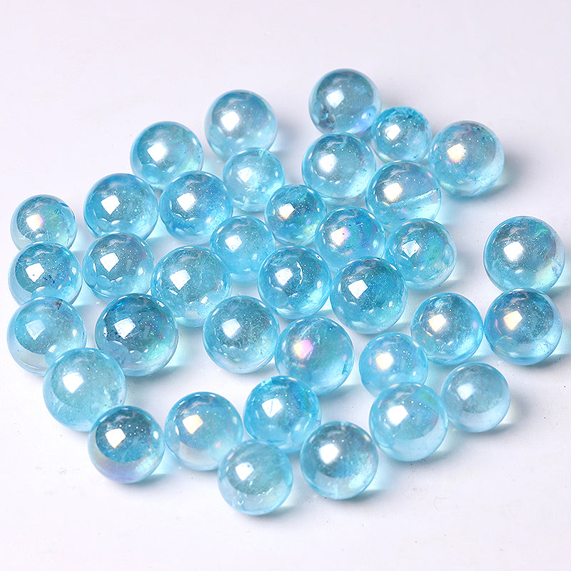 High Quality Blue Aura Angel Crystal Spheres Crystal Balls for Healing