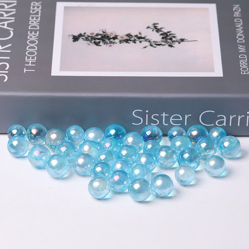 High Quality Blue Aura Angel Crystal Spheres Crystal Balls for Healing