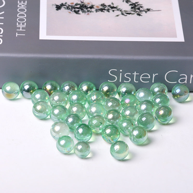 High Quality Green Aura Angel Crystal Spheres Crystal Balls for Healing