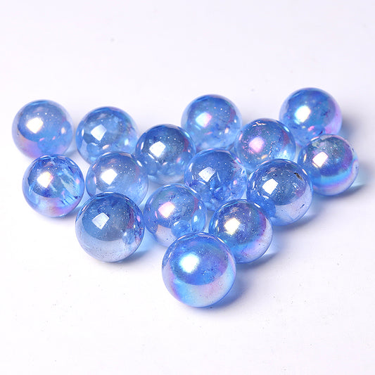 High Quality Dark Blue Aura Angel Crystal Spheres Crystal Balls for Healing