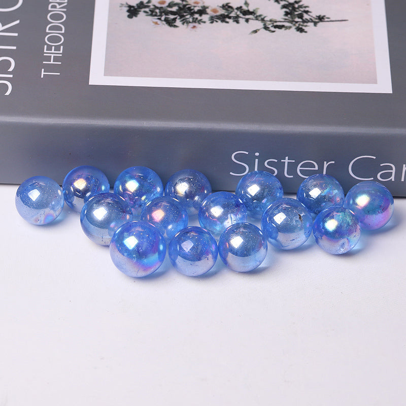 High Quality Dark Blue Aura Angel Crystal Spheres Crystal Balls for Healing