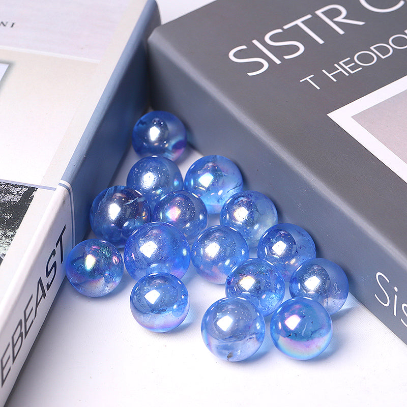 High Quality Dark Blue Aura Angel Crystal Spheres Crystal Balls for Healing