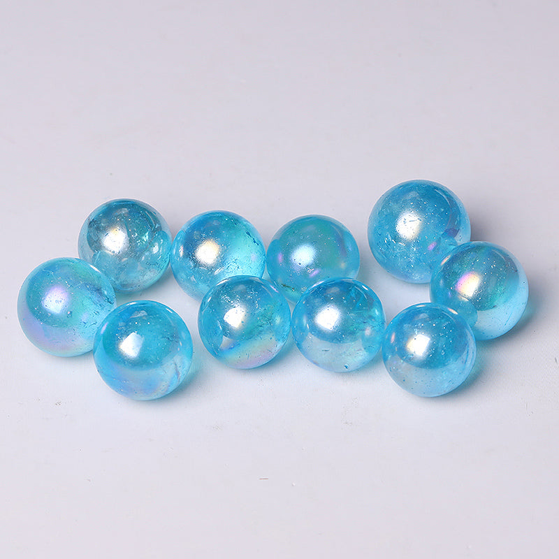 0.25kg Aura Blue Angel Crystal Spheres