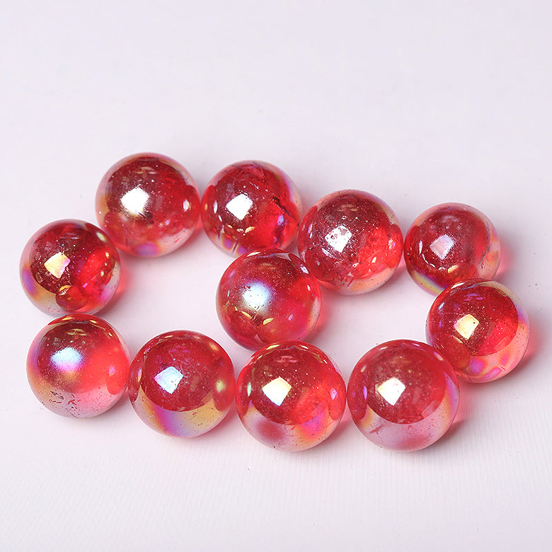 0.25kg Aura Red Angel Crystal Spheres