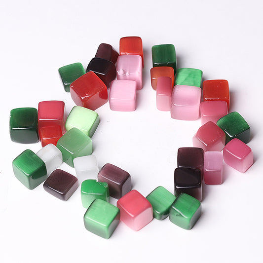 Cat Eye Colorful Cubes
