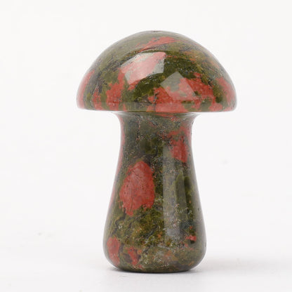 2" Crystal Mashroom Carvings