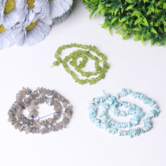 Natural Crystal Chips String for DIY