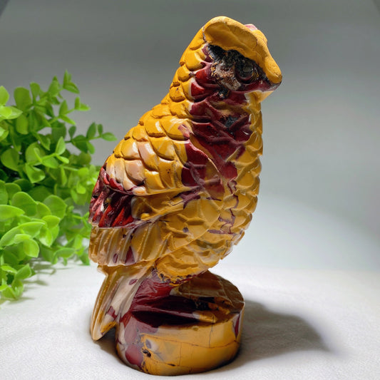 Unique 6.8" Mookite Owl Carving Bulk Wholesale