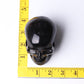 Black Obsidian Skull Crystal Carvings for Halloween