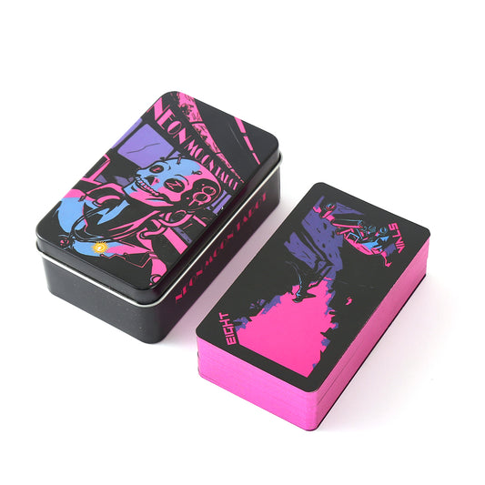 Neon Moon Tarot Card Metal Box Bulk Wholesale