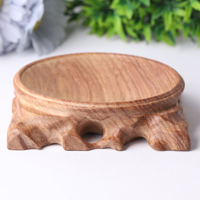 Different Size Natural Wooden Stands Available