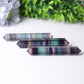 4" High Quality Rainbow Fluorite Double Terminated Point for Healing