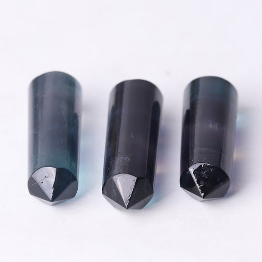 High Quality Rainbow Fluorite Crystal Round Points