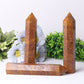 High Quality Calligraphy Jasper Tower for Healing