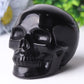 Black Obsidian Skull Crystal Carvings for Halloween