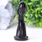 3" Black Obsidian Pray Woman Crystal Carvings