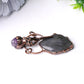 Labradorite with Amethyst Pendant for Jewelry DIY