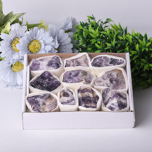 Dream Amethsyt Raw Stone Collection Box