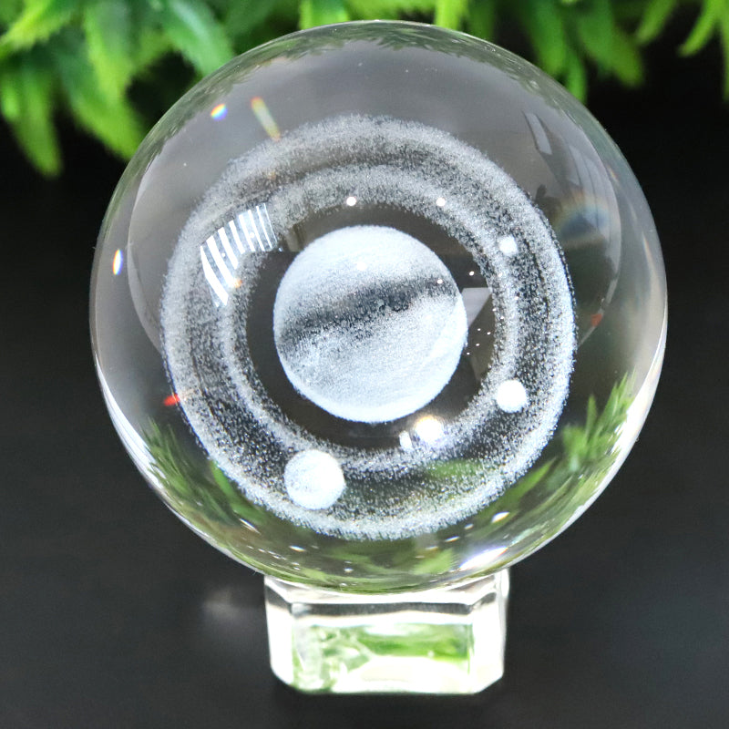 60-80mm Inner Carving Crystal Spheres