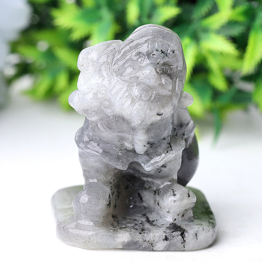 2.2" Labradorite Santa Claus Crystal Carvings