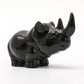 Black Obsidian Rhino Carvings