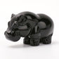 Black Obsidian Hippo Carvings