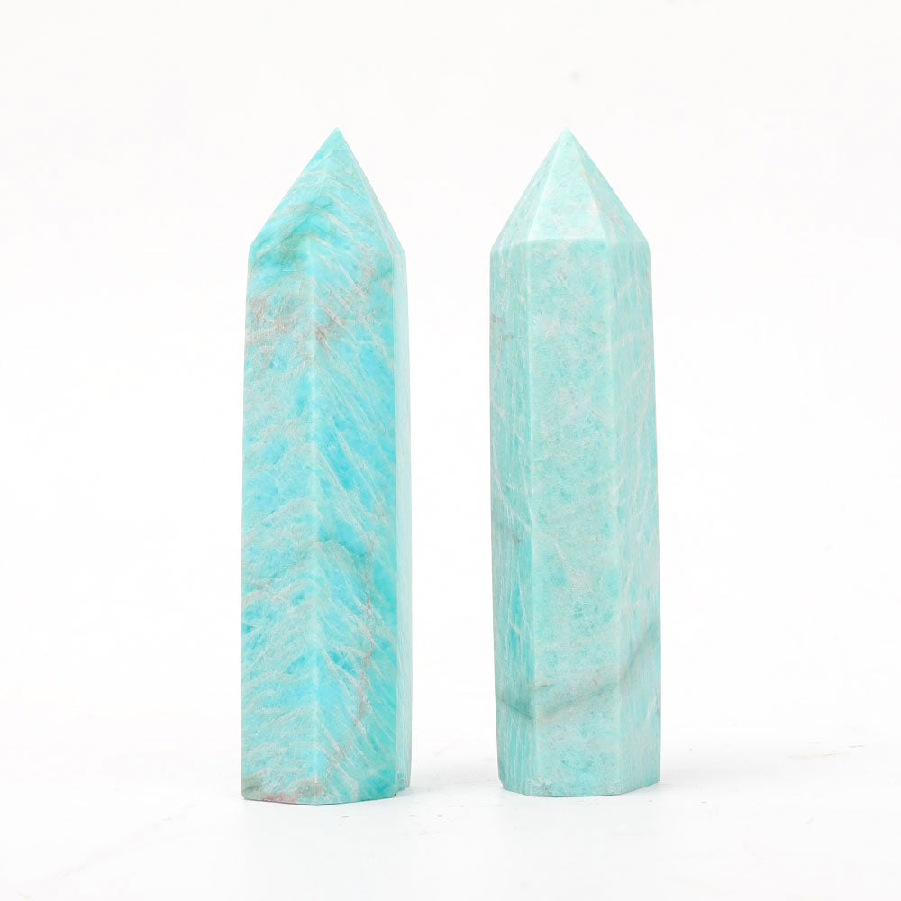 Set of 2 Amazonite Points