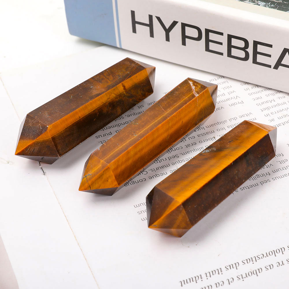 Tiger Eye Double Terminated Points