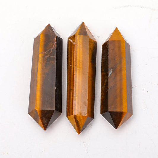 Tiger Eye Double Terminated Points