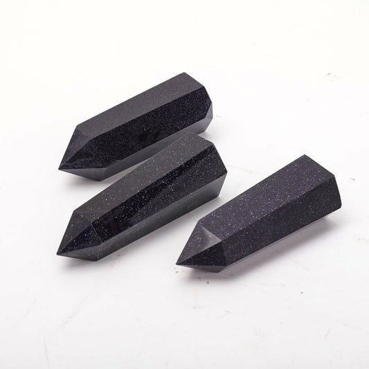 Blue Sandstone Crystal Points