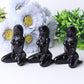 3" Black Obsidian Woman Crystal Carvings