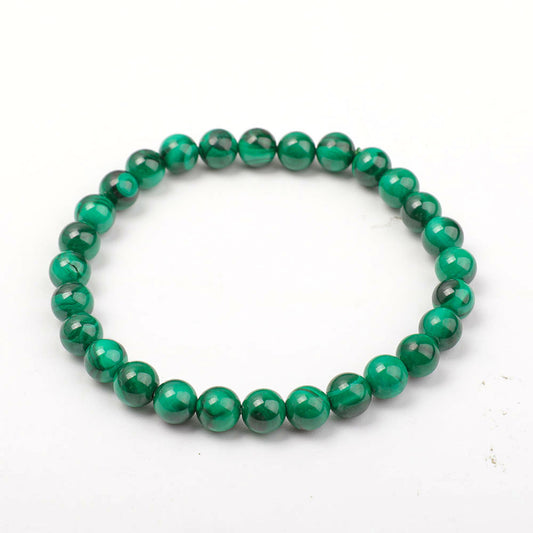 6mm Natural Malachite Bracelet