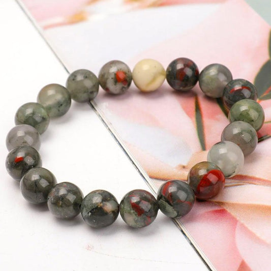 10mm Blood Stone Bracelet