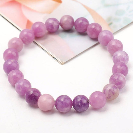 8mm Purple Mica Bracelet