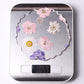 Resin Plate Coaster with Flower Decor