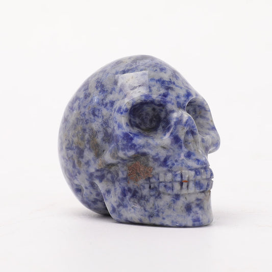 2" Sodalite Skull Carvings for Halloween