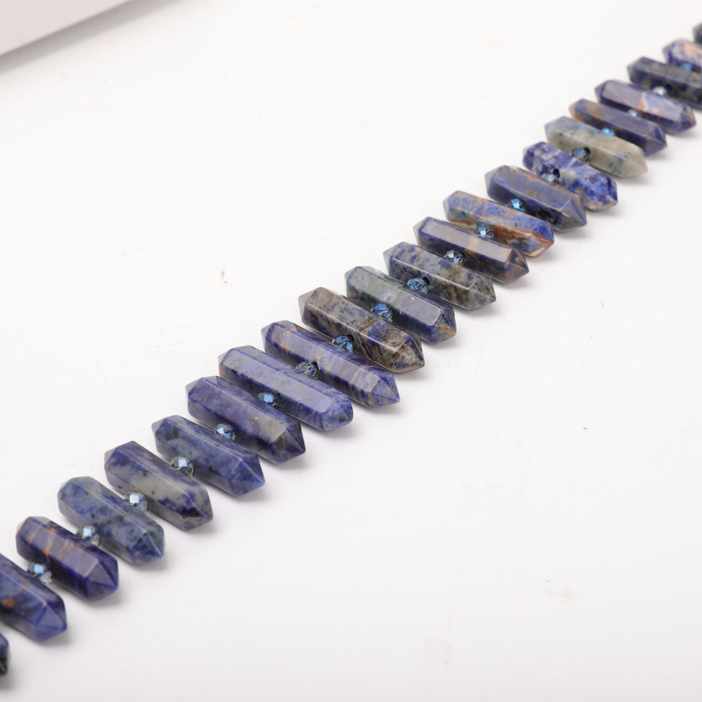 Sodalite Crystal Necklace