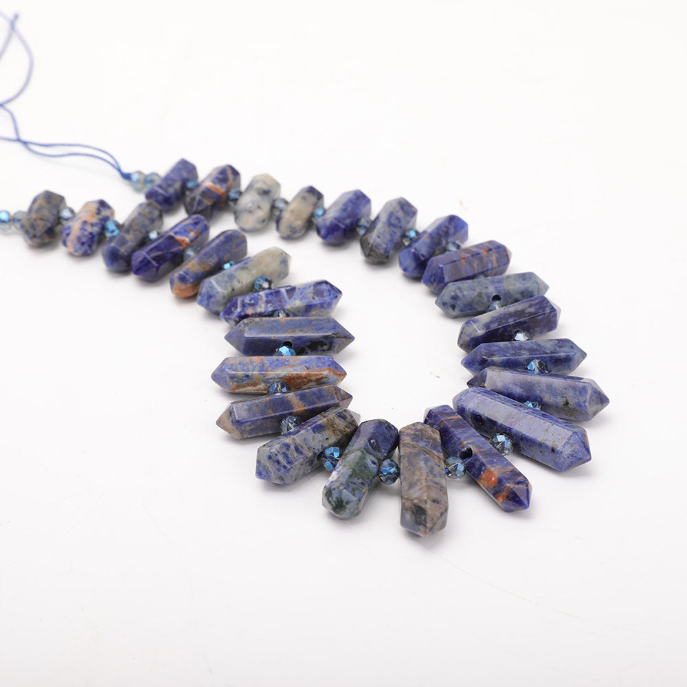 Sodalite Crystal Necklace