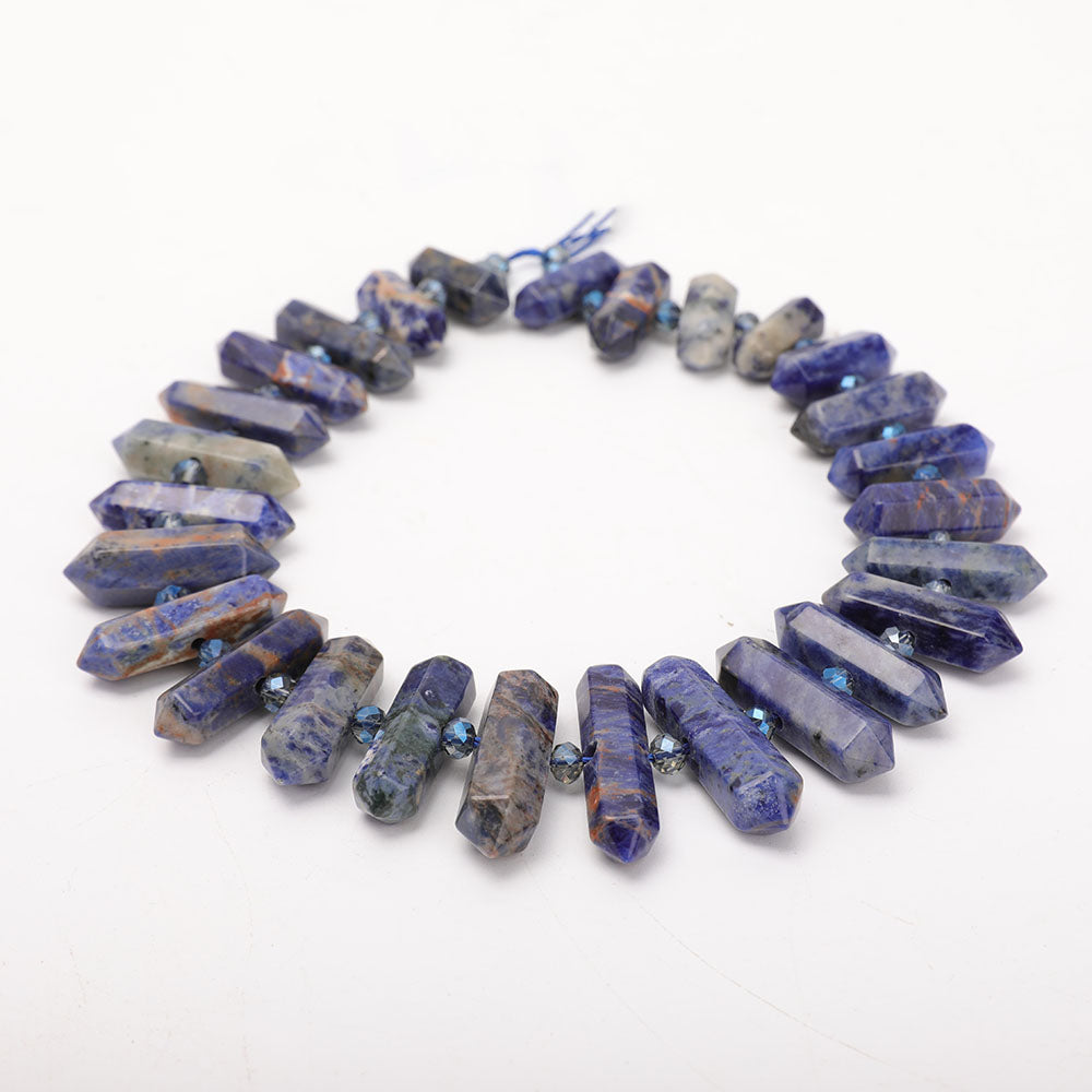 Sodalite Crystal Necklace