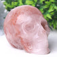 3.5" Fire Quartz Skull Crystal Carvings